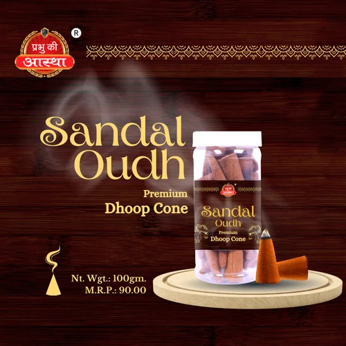 SANDAL OUD DHOOP CONE 100 GM