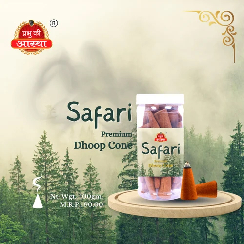 SAFARI DHOOP CONE 100 GM