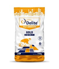Delite Floor Tile Adhesive Type 2 - 20 Kg Eco-friendly Bag, High Strength Grey Powder | Ideal For Various Tile Applications