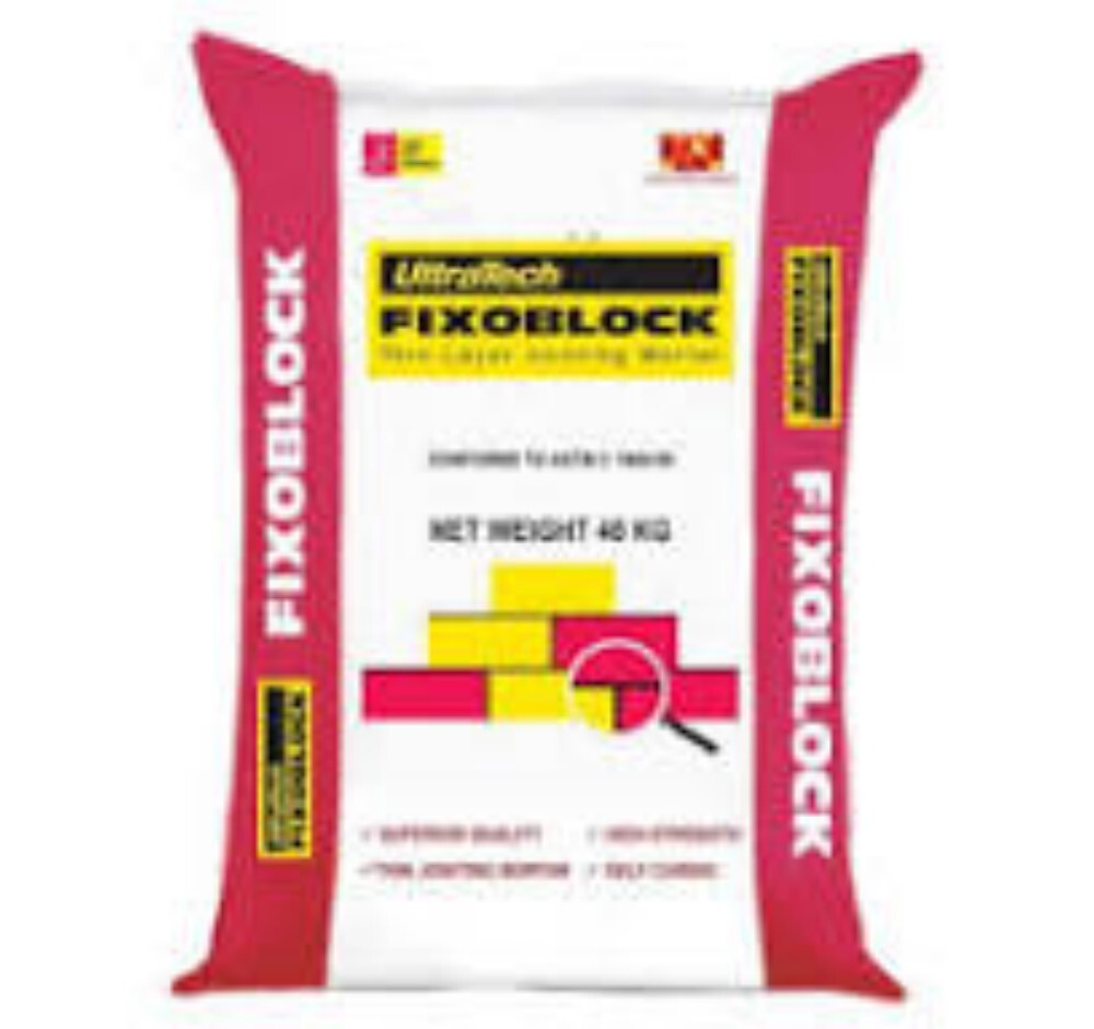 Block Jointing Mortar - Usage: Construction