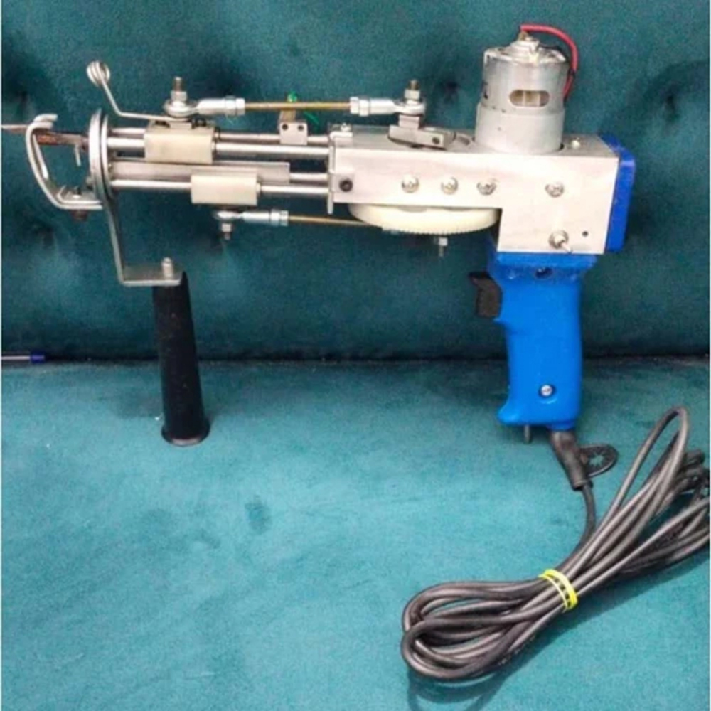 Electric Hand Tufting Machine - Color: Blue & White