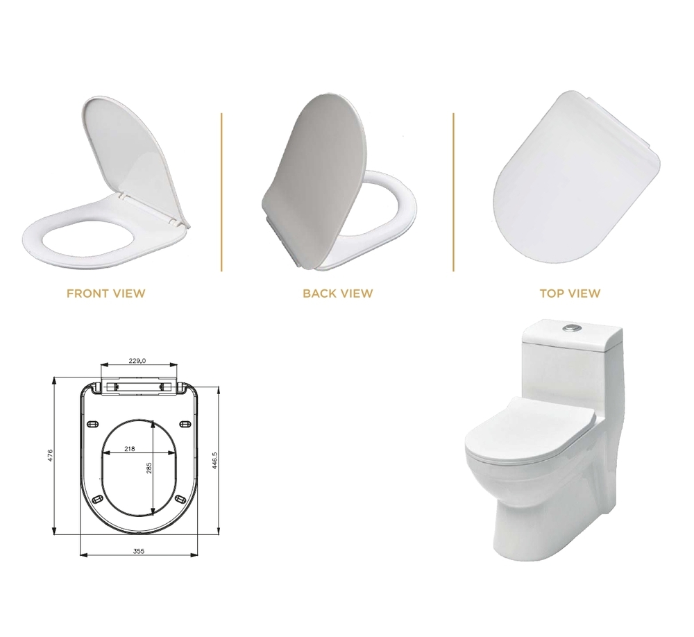 Toilet seat fitting