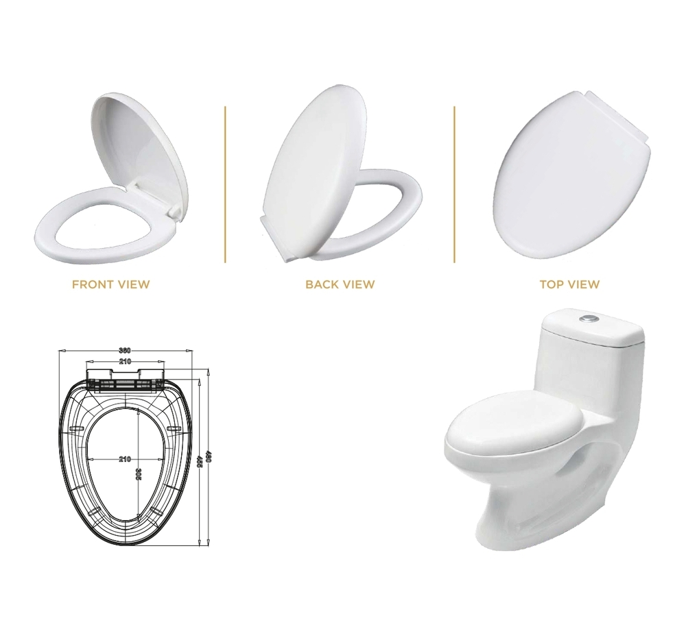 PVC toilet seat cover
