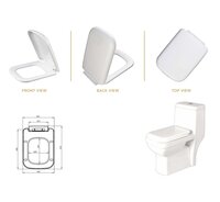 Toilet Seat Cushion - Color: White