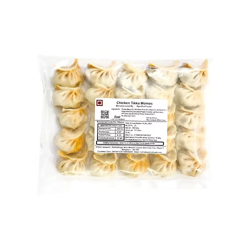 Frozen Chicken Tikka Momos - Packaging: Vacuum Pack