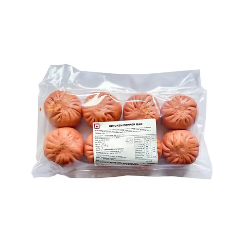 Wheat Blend Chicken Pepper Baos - Packaging: Vacuum Pack