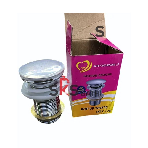 4 Inch Pop Up Waste Coupling Brass - Color: Grey