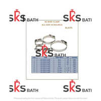 Stainless Steel Hose Clamp - Color: Silver