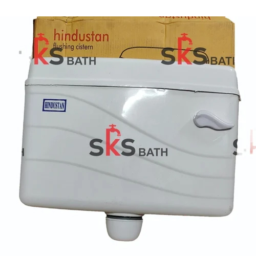 10L Hindustan Cistern - Color: White