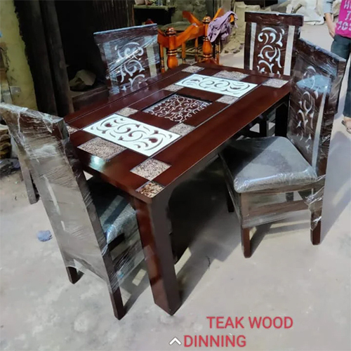 Teak Wood Dinning Table - Color: Brown