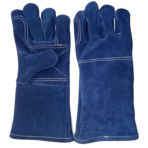 Heat Resistant And Water Repellent Leather Welding Gloves With Cut Protection
