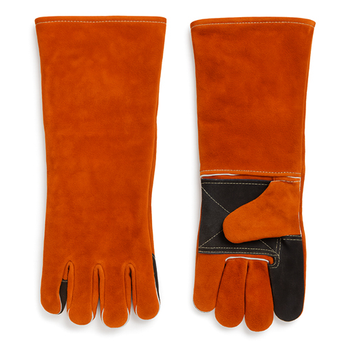Double Palm With Finger Reinforcement Split Leather Gloves - Color: Different Available