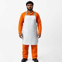 White Premium Quality Split Leather Apron - Color: Different Available