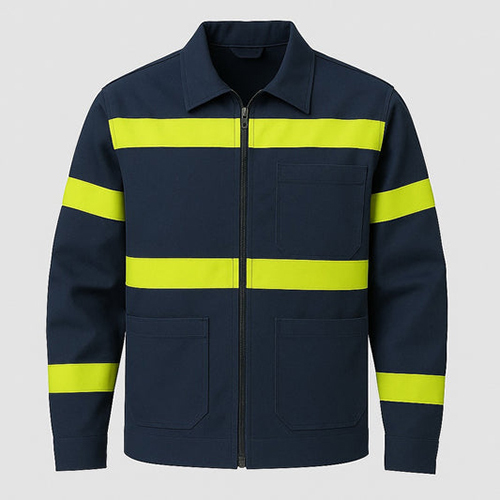 Polycotton Hi-Vis Work Jacket