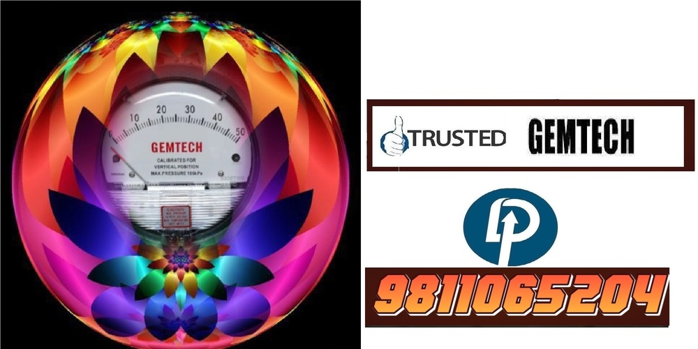 Popular Cities GEMTECH Differential Pressure Gauge Wholesalers by Surat