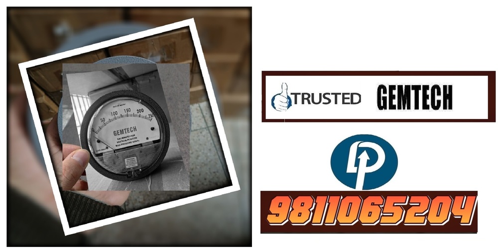 Popular Cities GEMTECH Differential Pressure Gauge Wholesalers by Surat