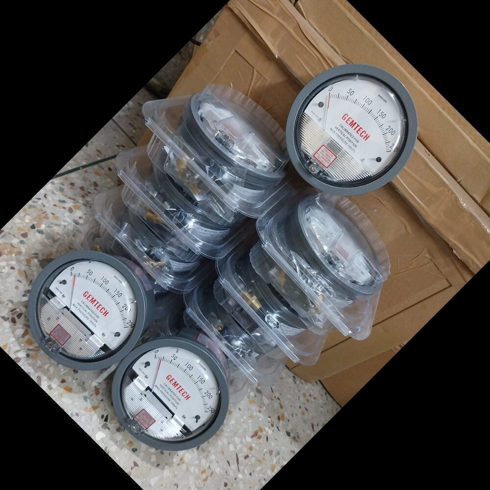 GEMTECH DIFFERENTIAL PRESSURE GAUGE For Clean Rooms