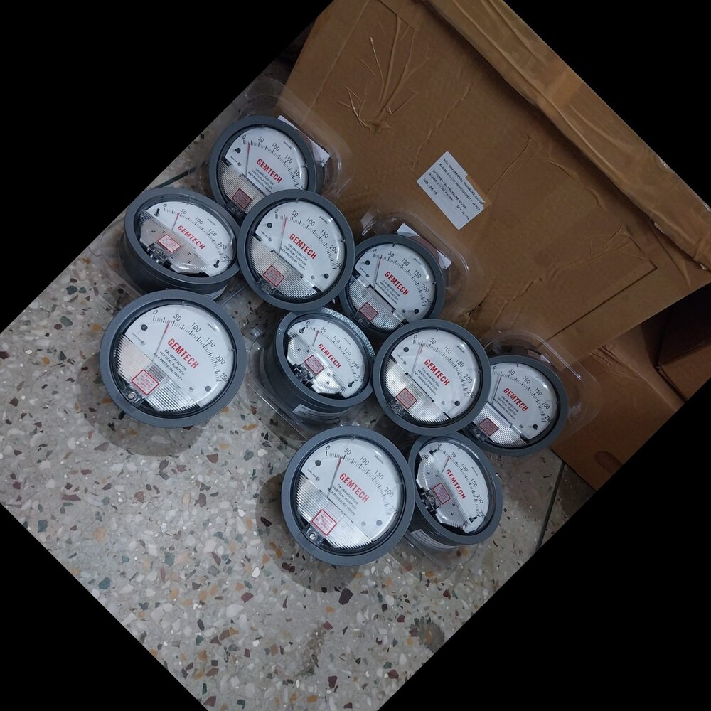 GEMTECH DIFFERENTIAL PRESSURE GAUGE For Clean Rooms