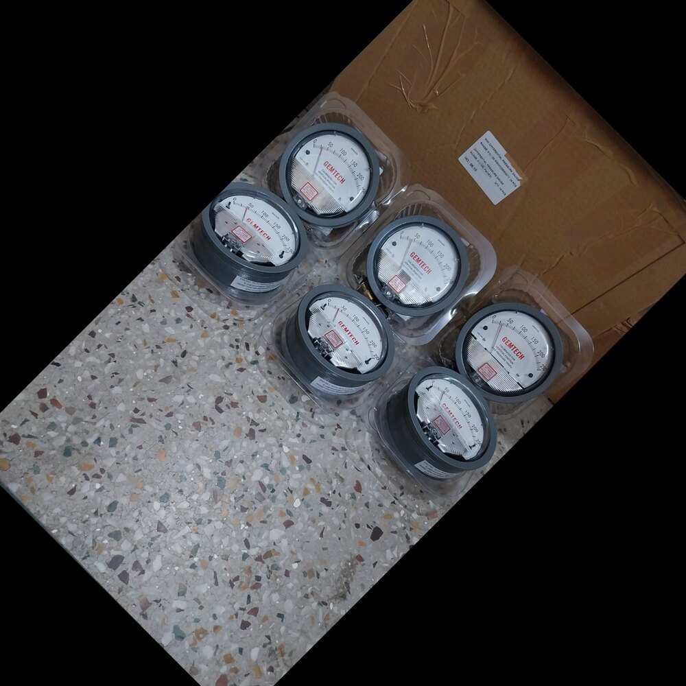 GEMTECH DIFFERENTIAL PRESSURE GAUGE For Clean Rooms