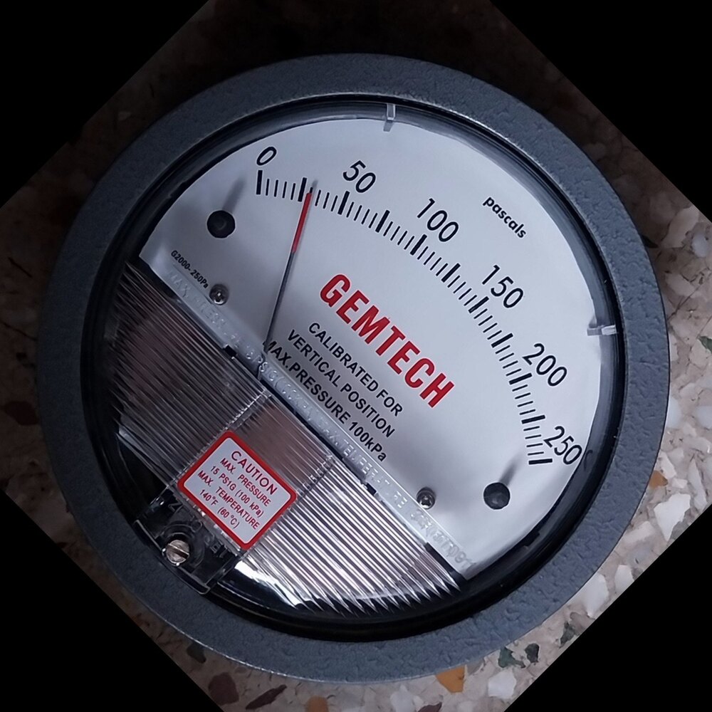 Distributor GEMTECH DIFFERENTIAL PRESSURE GAUGE In Banga Punjab