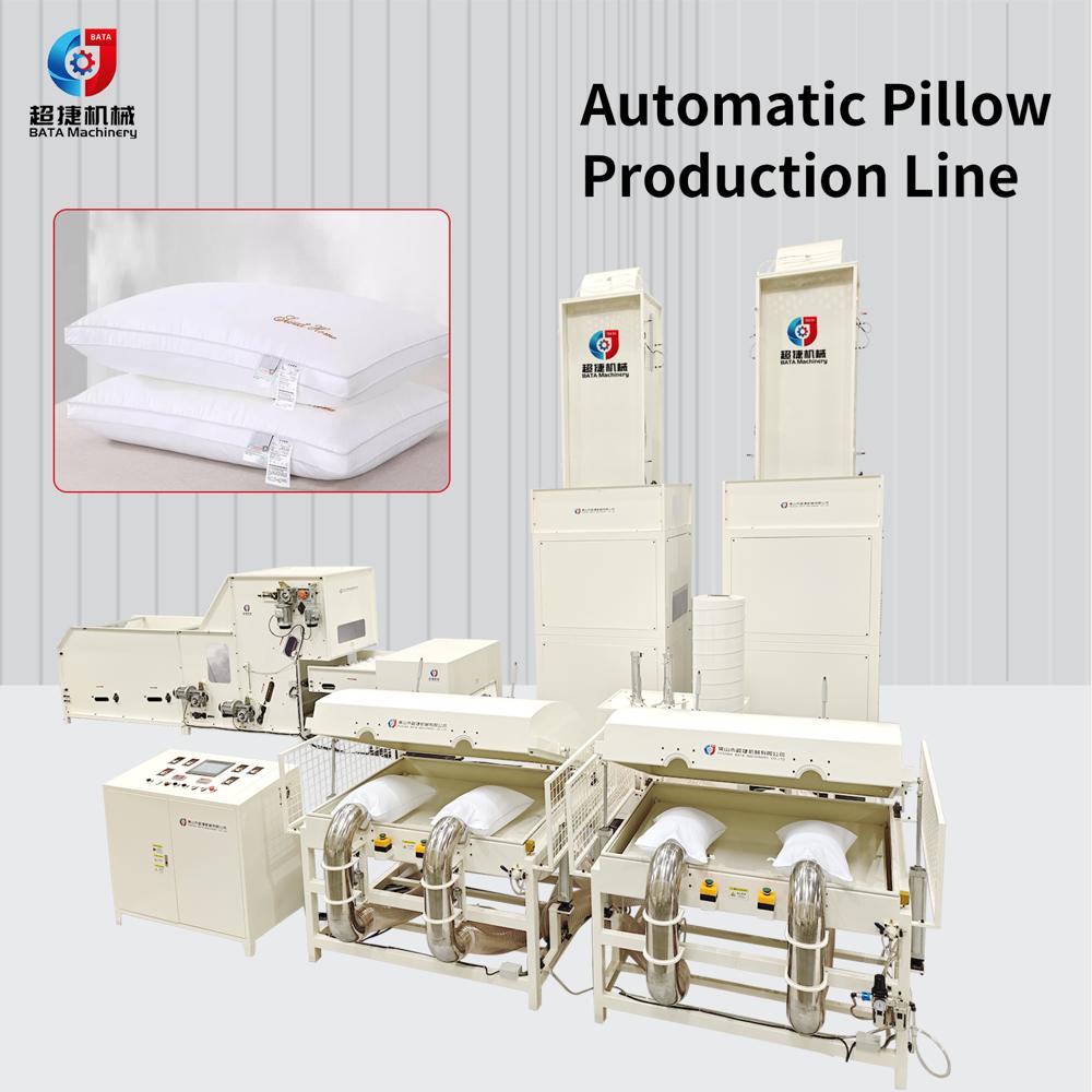 Automatic Pillow Production Line - Capacity: 480 Pcs/hr