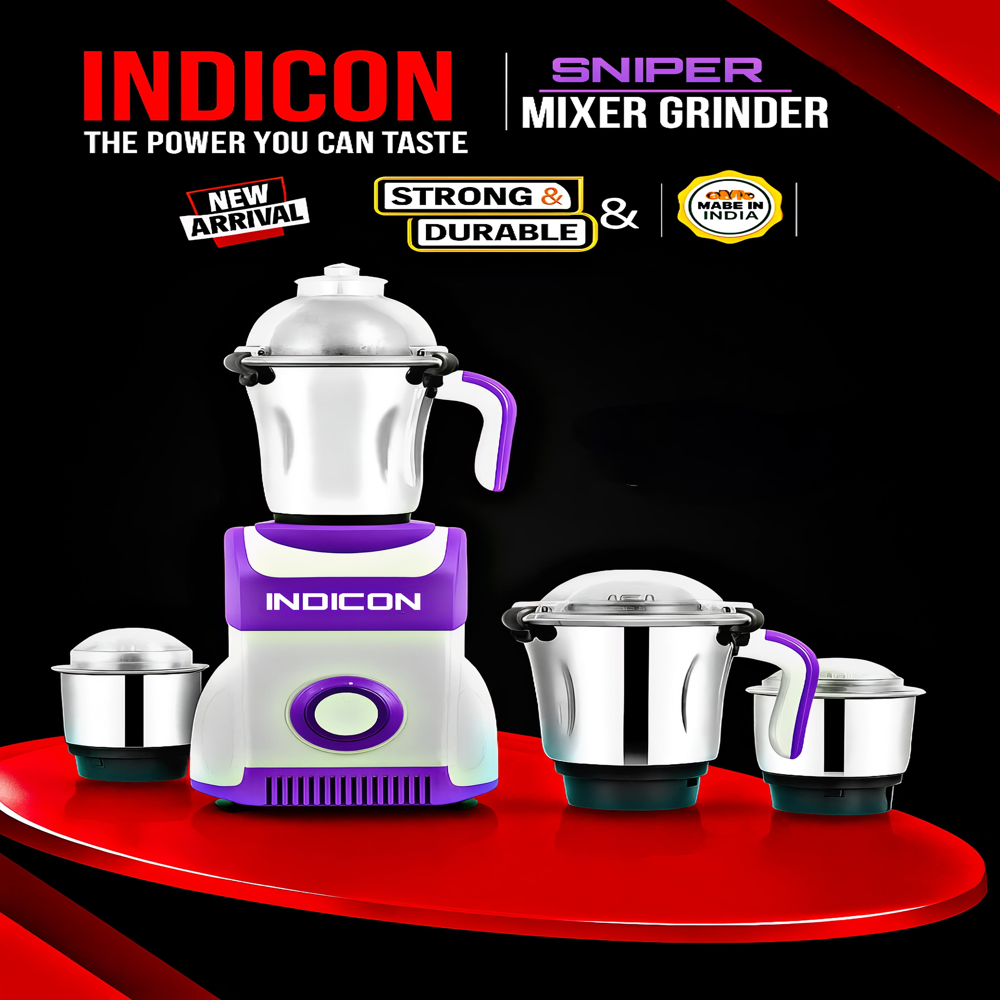 Tiger Mixer Grinder - Capacity: 1 Ltr
