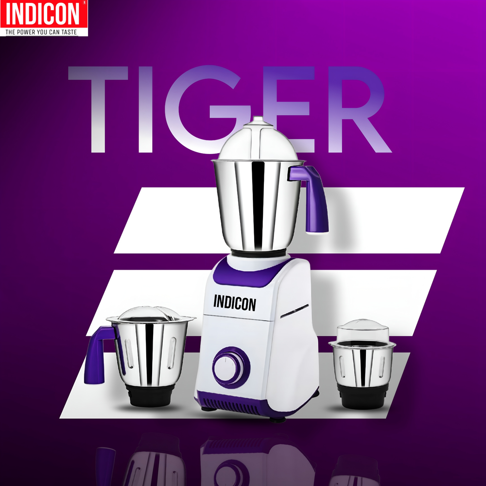 Tiger Mixer Grinder - Capacity: 1 Ltr