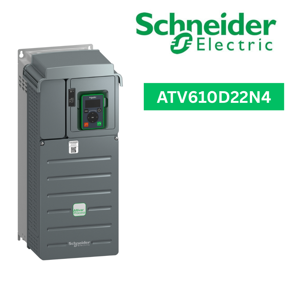 ATV610D22N4-variable speed drive, Easy Altivar 610, 22kW, 30hp, 380 to 460V, IP20