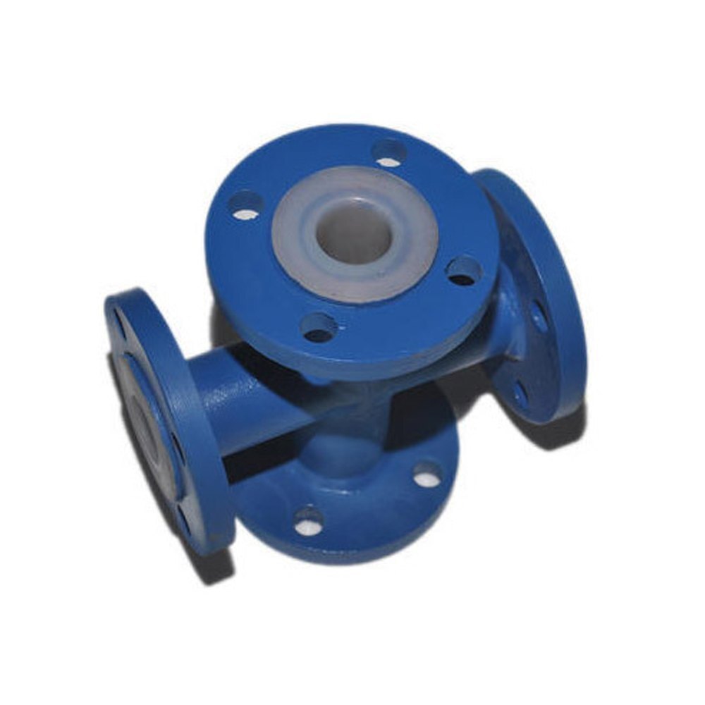 Fep Lined Equal Cross Tee - Color: As Per Requirements