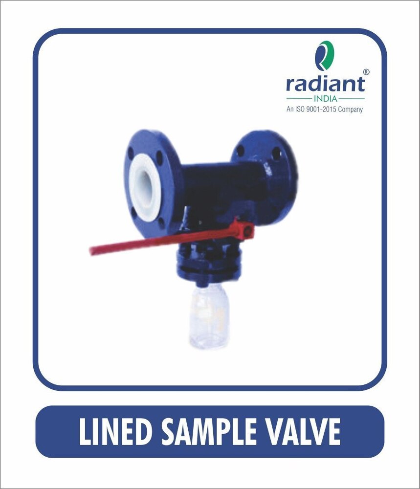 PFA Lined Sample Valve