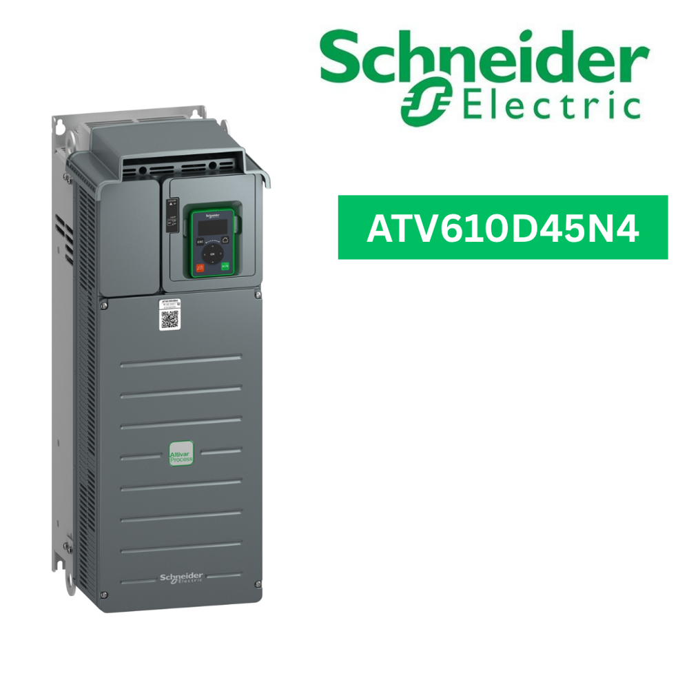 ATV610D45N4-variable speed drive, Easy Altivar 610, 45kW, 60hp, 380 to 460V, IP20