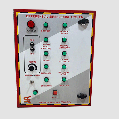 Differential Siren System Manufacturers