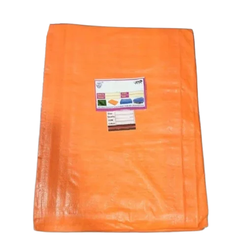 170 Gsm Orange Hdpe Tarpaulin - Design Type: Standard