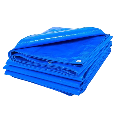 200 Gsm Blue High Density Polyethylene Tarpaulin - Design Type: Standard