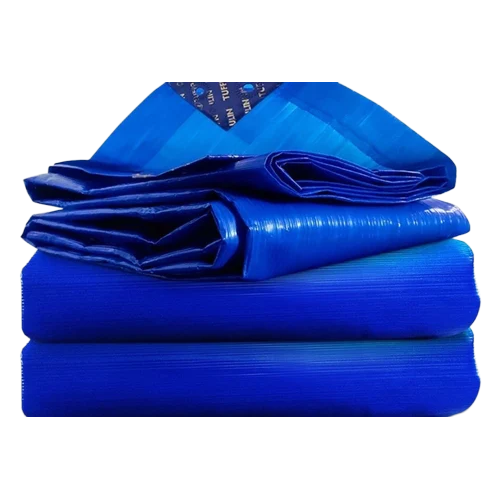 180 Gsm Blue Waterproof Plastic Tarpaulin - Design Type: Standard