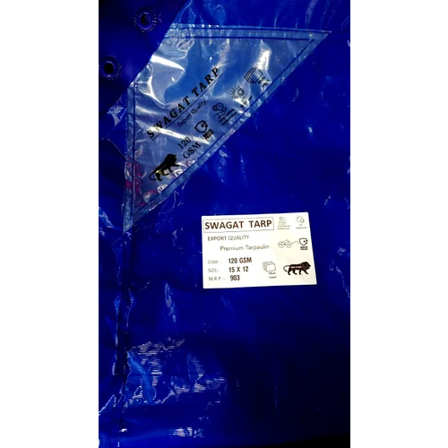 120 Gsm Blue Layered Tarpaulin - Size: 15 X 15 Ft