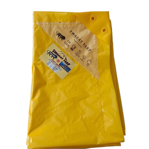 120 Gsm Multi Layer Cross Laminated Tar Paulin - Color: Yellow