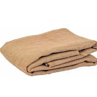 120gsm Brown Jute Hessian Fabric - Pattern: Plain