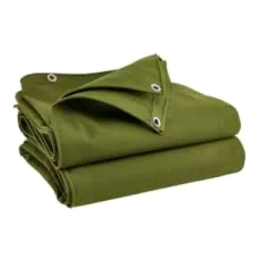 400 GSM Green Waterproof Canvas Tarpaulin