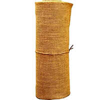 Brown Bamboo Jute Fabric Roll