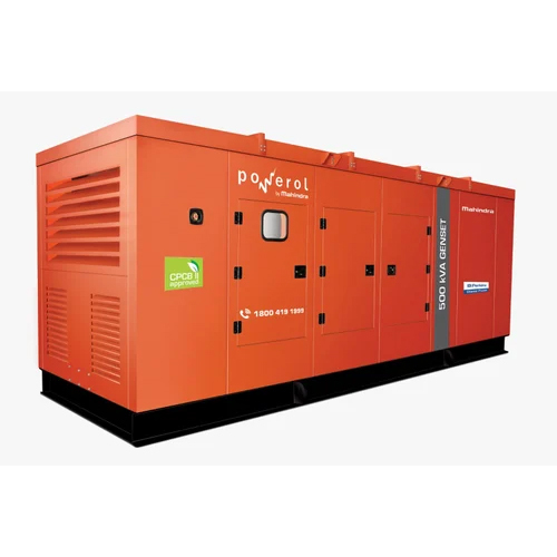500Kva Mahindra Powerol Diesel Generator - Dimension (L*W*H): 5000 X 1900 X 2303Mm Millimeter (Mm)