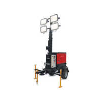 Mahindra Powerol Mobile Lighting Towers - Color: Red