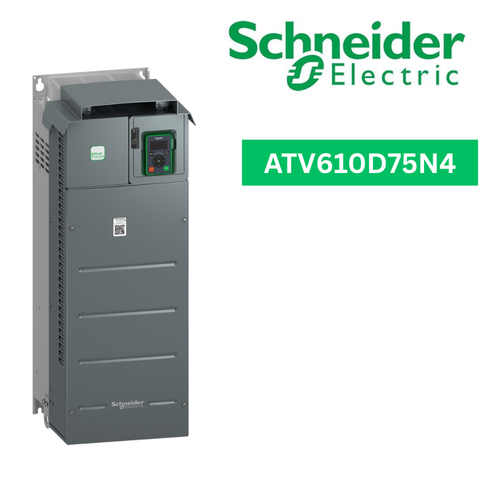 ATV610D75N4-variable speed drive, Easy Altivar 610, 75kW, 100hp, 380 to 460V, IP20