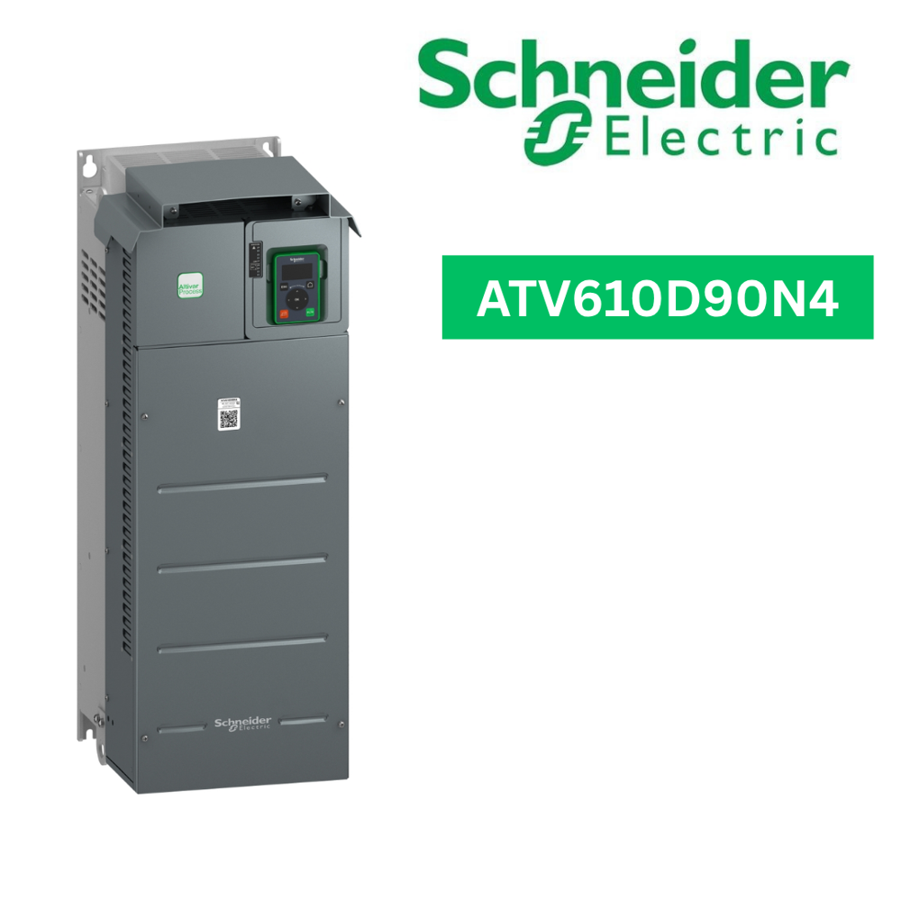 ATV610D90N4-variable speed drive, Easy Altivar 610, 90kW, 125hp, 380 to 460V, IP20