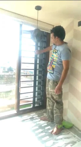 Pleated Mesh For Window - Size: Full