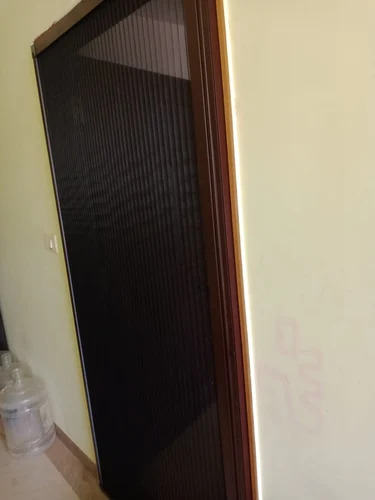Pleated Sliding Ss Mesh Door - Size: Full