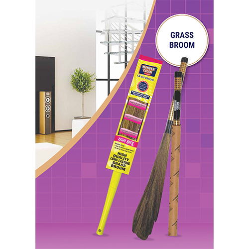 Grass Broom - Color: Brown