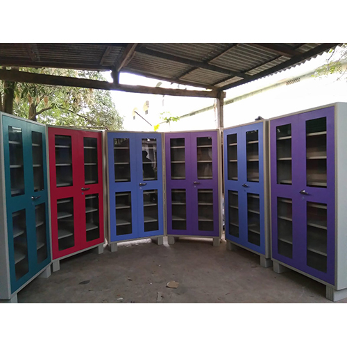 Office Almirah With Glass Door - Assembly: No Assembly Required