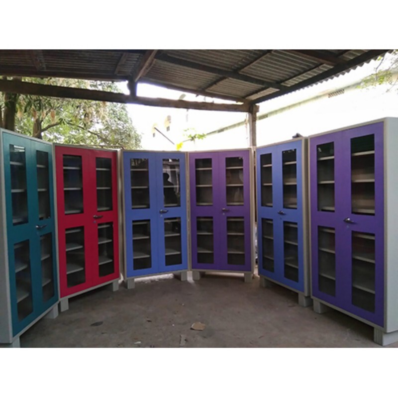 Office Almirah With Glass Door - Assembly: No Assembly Required