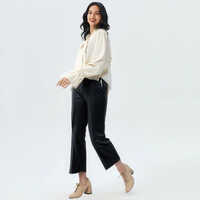 Girls Trousers Pants - Color: Black